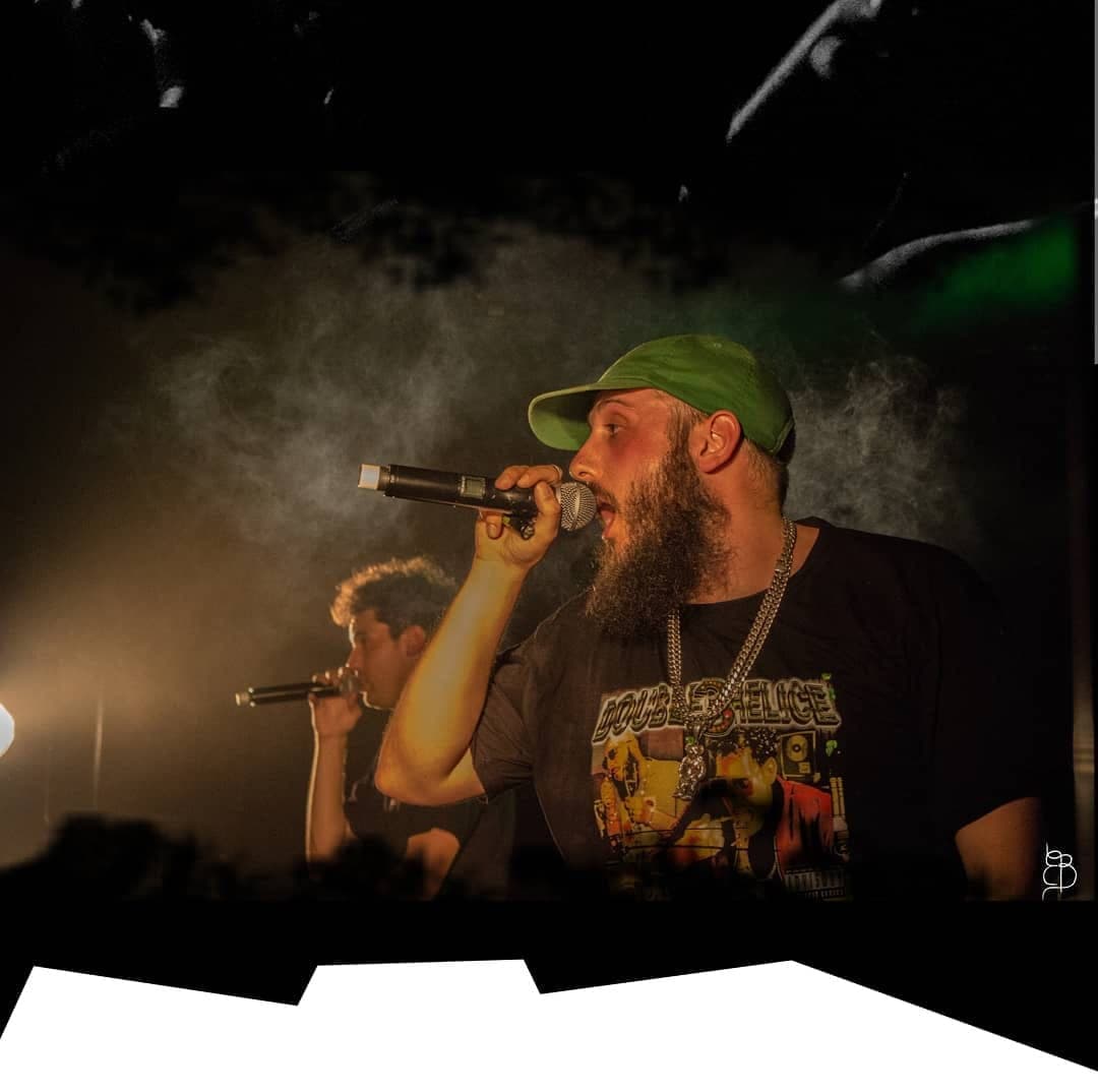 @caballerobxl et @jeanjass on fire à l'@sallelaffranchi à Marseille 1/9🎤🌌📸