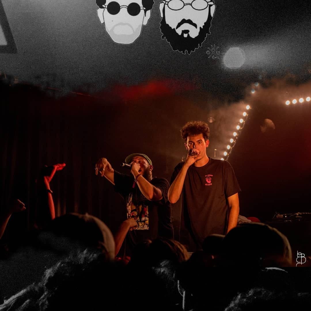 @caballerobxl et @jeanjass on fire à l'@sallelaffranchi à Marseille 5/9🎤🌌📸